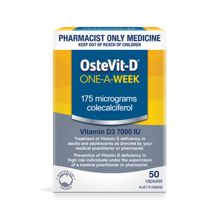 Ostevit D One-A-Week Vitamin D3 7000IU 50 Capsules