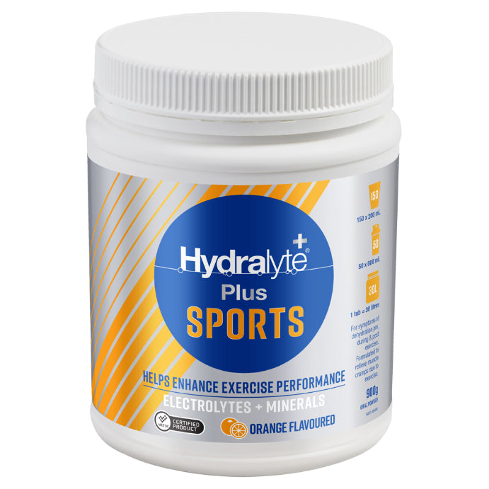 Hydralyte Plus Sports Oran Fla Pwd 900ghydralyte Plus Sports Orange Flavoured Powder 900g