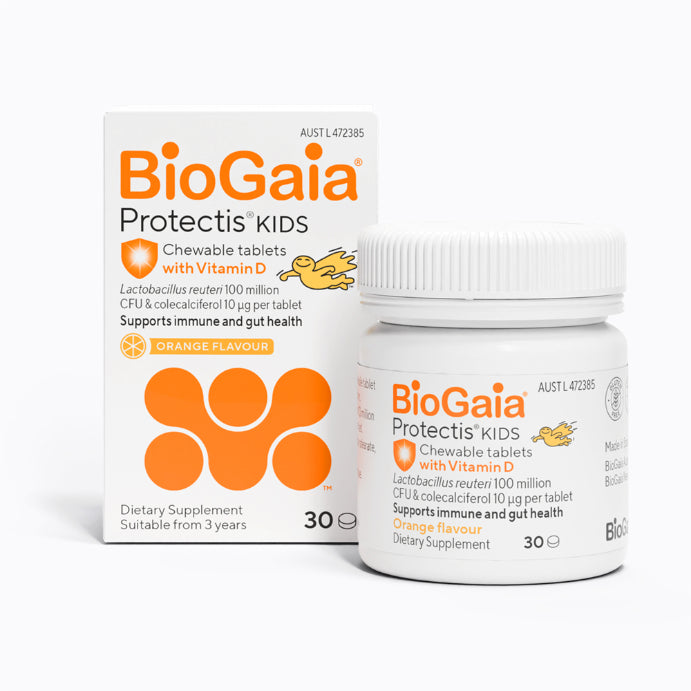 Biogaia Protectis Kids Chewables Orange Vitamin D 30 Pk