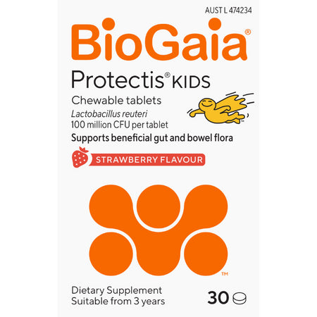 Biogaia Protectis Kids Chewables Strawberry 30 Pk