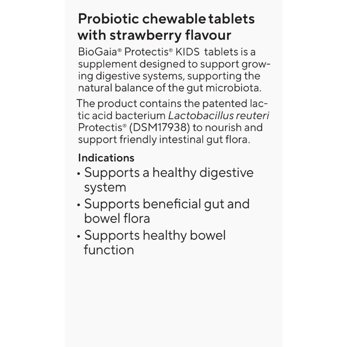 Biogaia Protectis Kids Chewables Strawberry 30 Pk