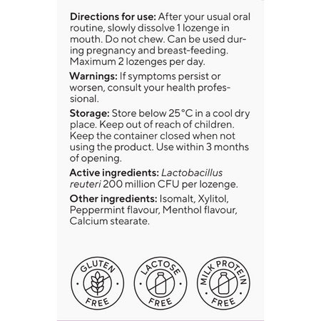 Biogaia Prodentis Lozenges Mint 30 Pk