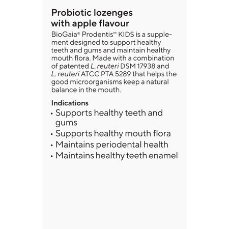 Biogaia Prodentis Lozenges Kids Apple 30 Pk