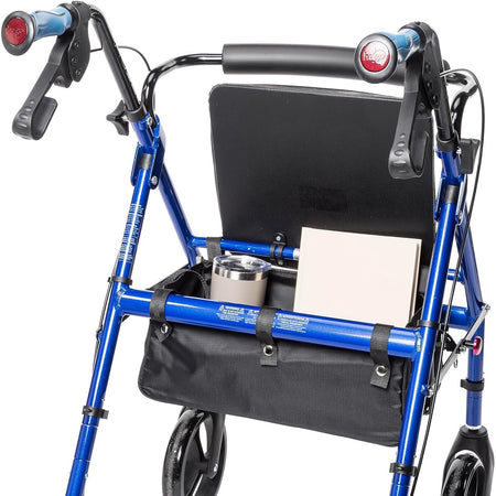 Hugo Fit 6 Rollator With Seat Blue