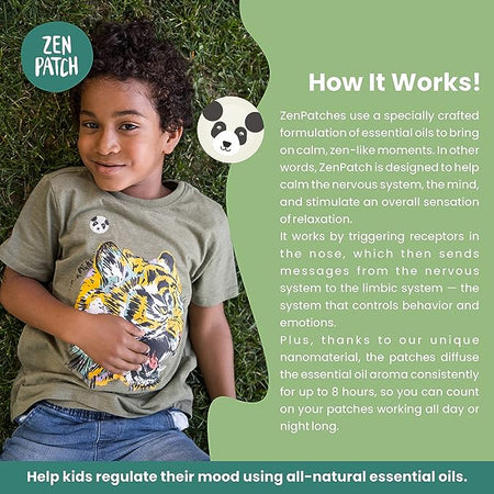 The Natural Patch Co. ZenPatch Organic Mood Calming Stickers x 24 Pack