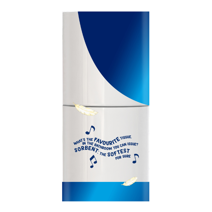 Sorbent Toilet Tissue White 4pk