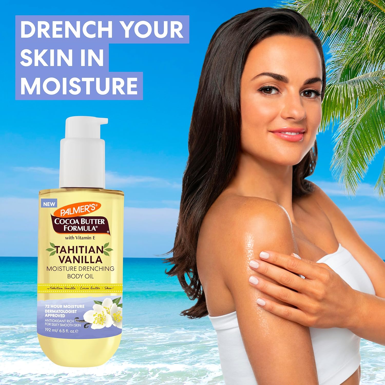 Palmers Tahitian Vanilla Body Oil 192ml