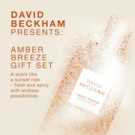 David Beckham Amber Breeze Eau De Parfum 100ml and Shower Gel 150ml Gift Set for Men