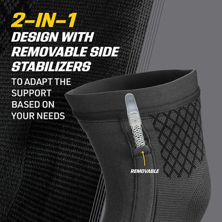 Futuro Premium Compression Knee Sleeve With Stabilizers Medium