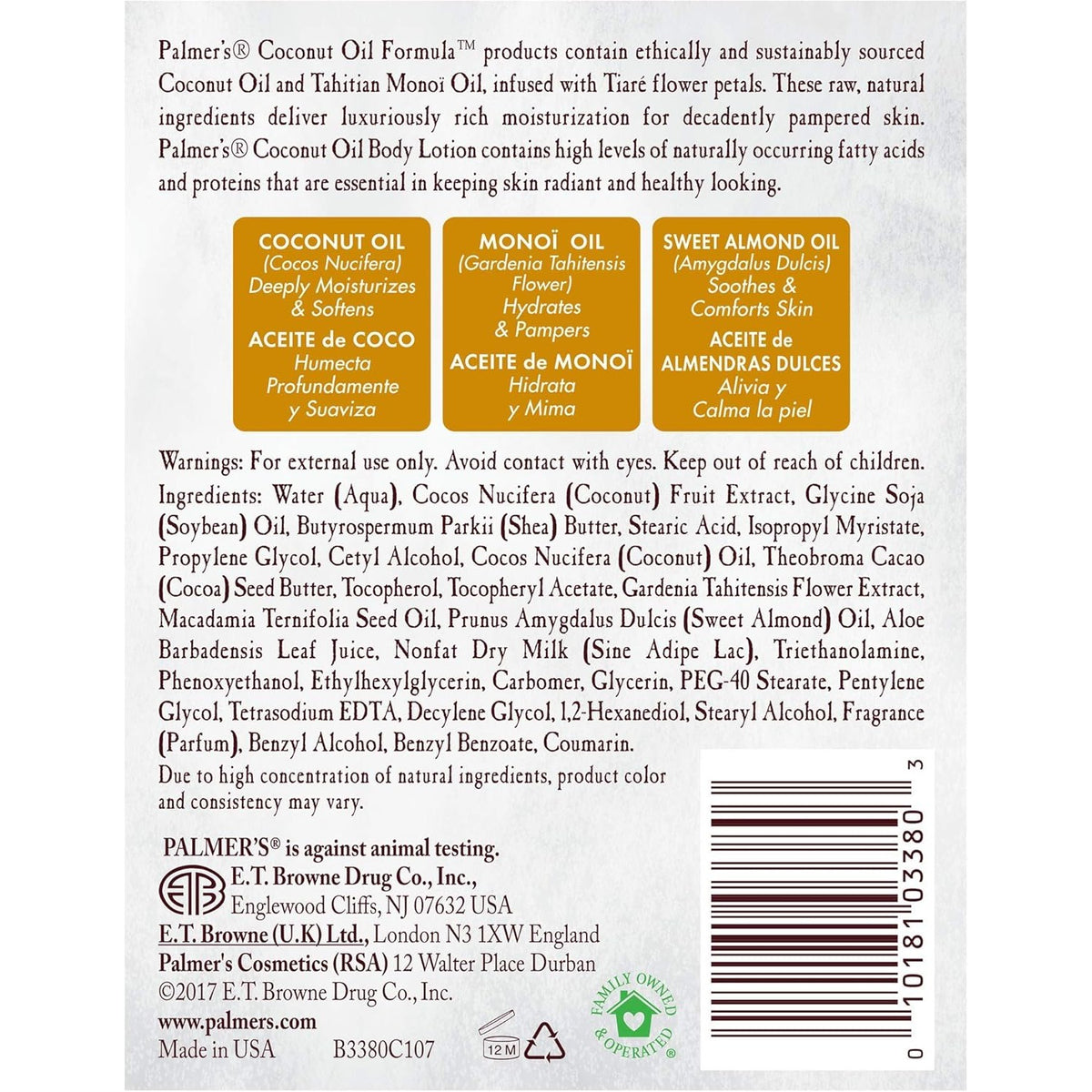 Palmers Coconut Oil Body Lotion 1L