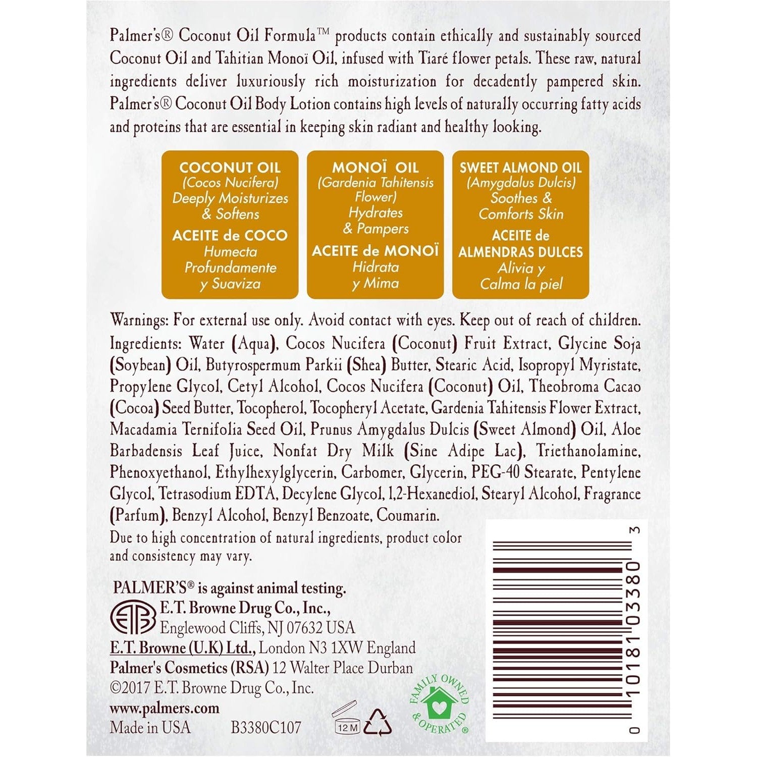 Palmers Coconut Oil Body Lotion 1L