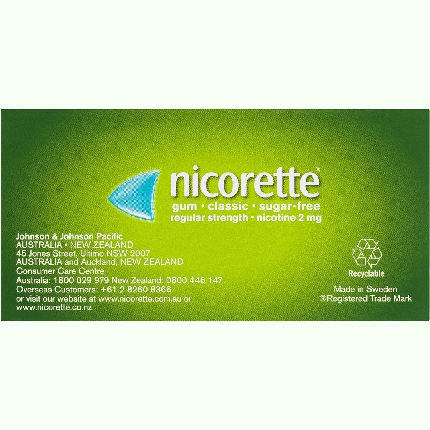 Nicorette Quit Smoking Regular Strength Nicotine Gum Classic 75