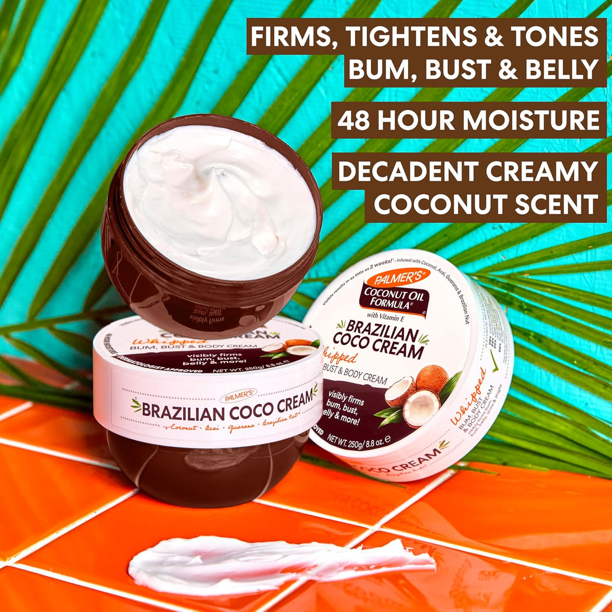Palmer's Brazilian Coco Whipped Body Cream 250g