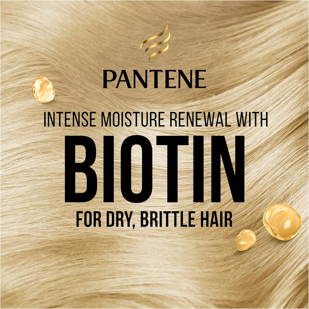 Pantene Miracles Biotin Moisture Renewal Silicone-free Shampoo 375ml