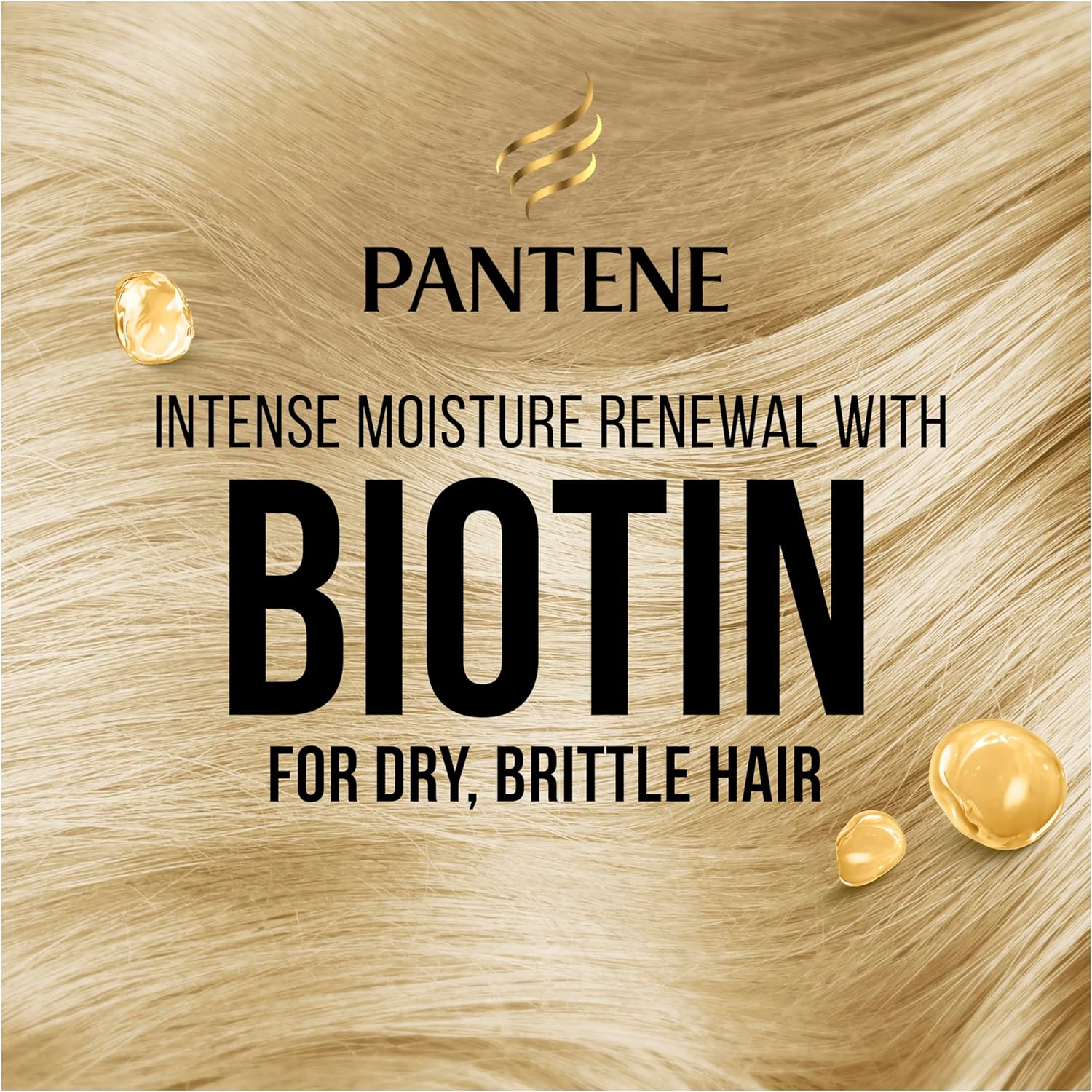 Pantene Miracles Biotin Moisture Renewal Silicone-free Shampoo 375ml