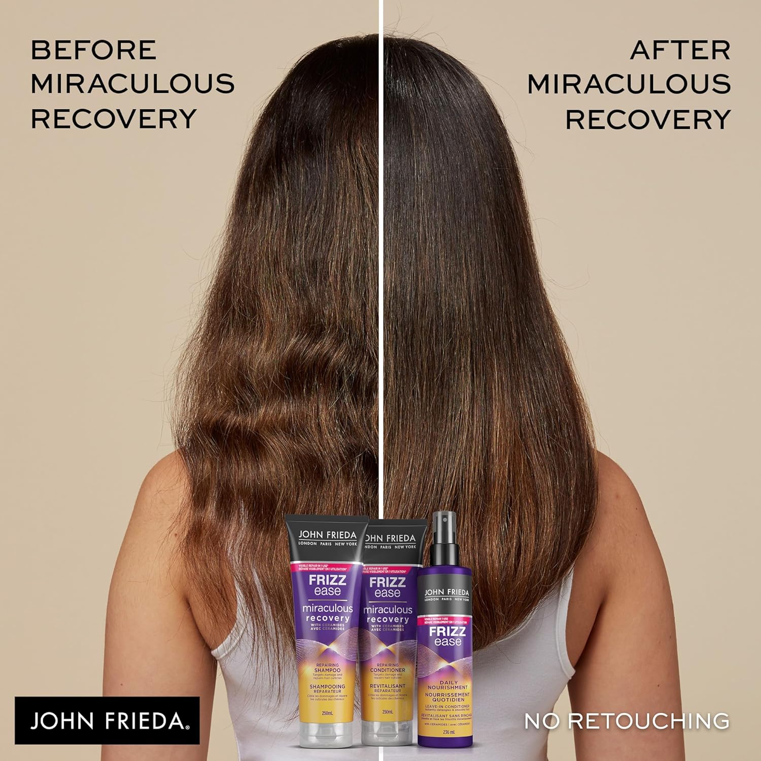 John Frieda Frizz Ease Miraculous Recovery Conditioner 250mL