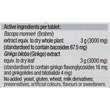 Blackmores Ginkgo Brahmi 40 Tablets