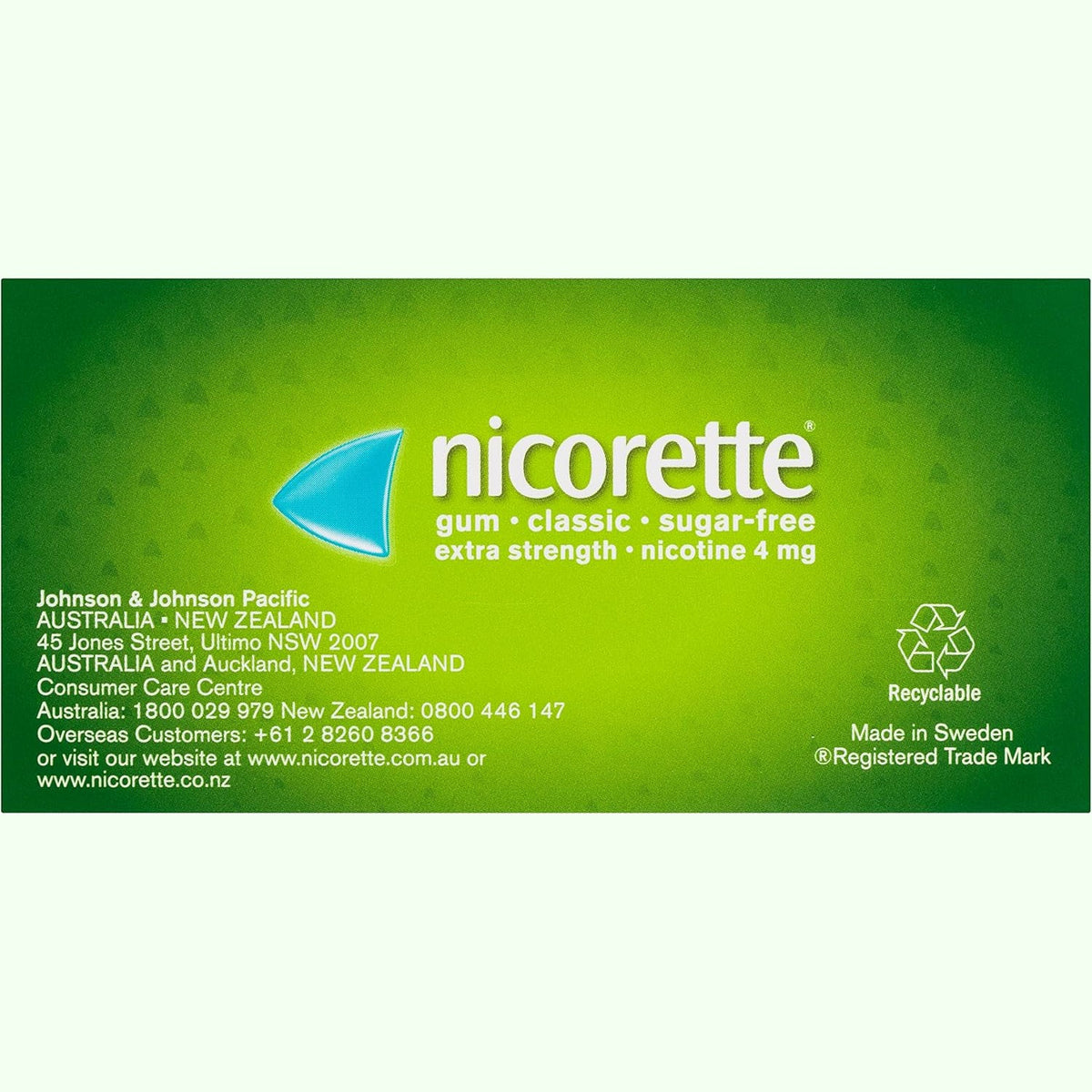 Nicorette Gum 4mg Classic 75 Pieces