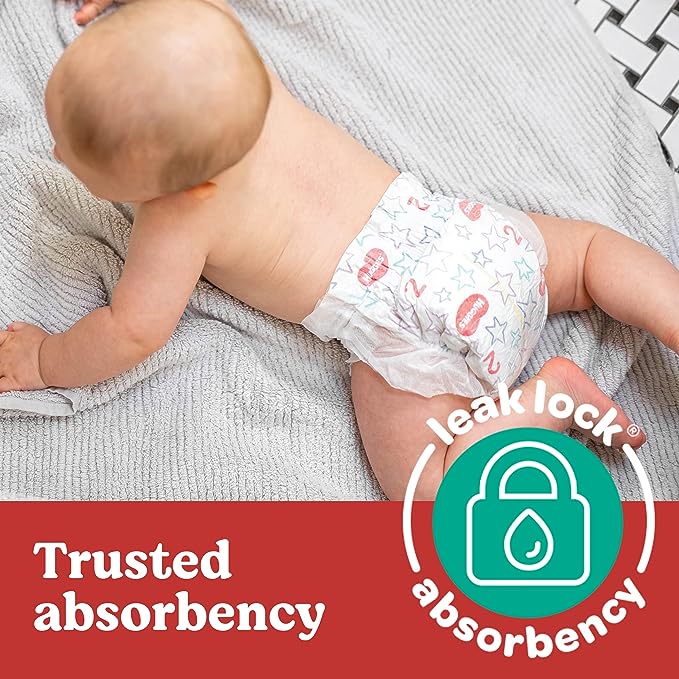 Huggies Essentials Nappies Size 2 4-8kg 54 Pack