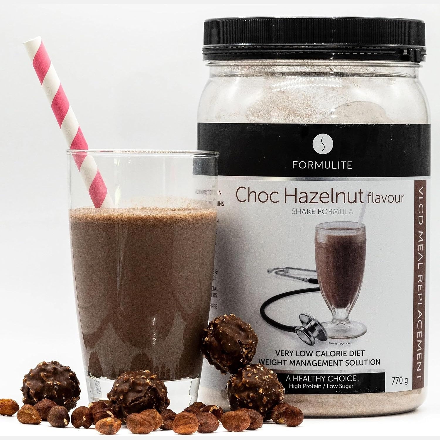 Formulite Meal Replacement Tub - Choc Hazelnut Flavour 770g