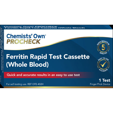 Chemists' Own Procheck Ferritin Rapid Test 1 Pack