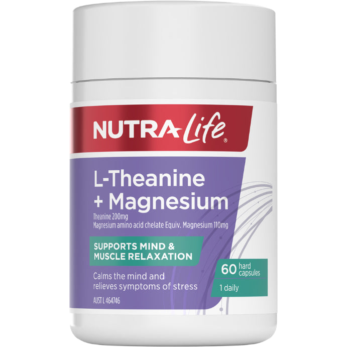 NutraLife L-theanine + Magnesium 60c