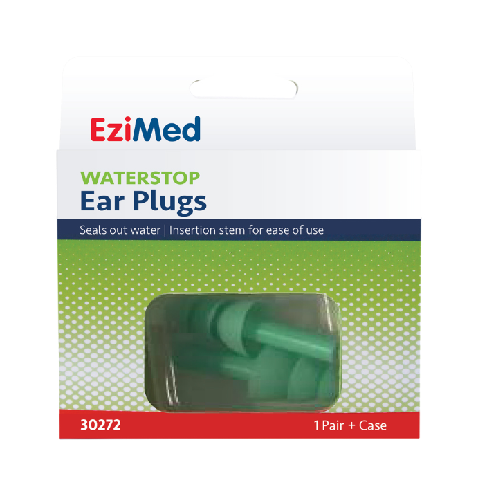 Ezimed Waterstop Ear Plugs 1 Pair
