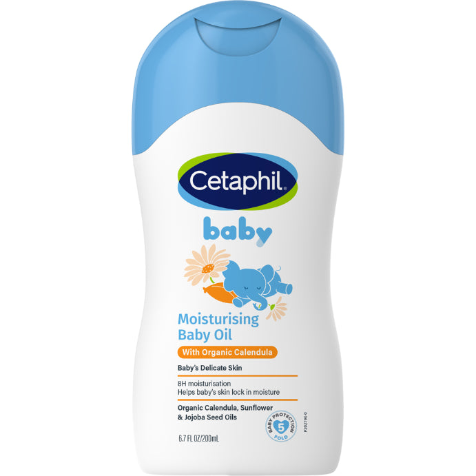 Cetaphil Baby Moisturising Baby Oil With Organic Calendula 200ml