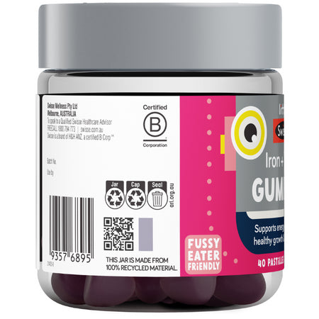 Little Swisse Iron + Vit C Gummies 40 Pack