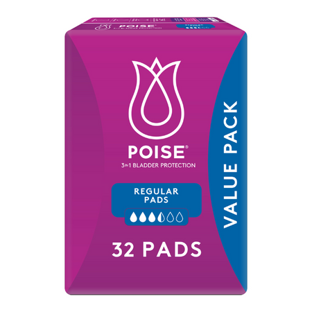 Poise Regular Pad 32pk