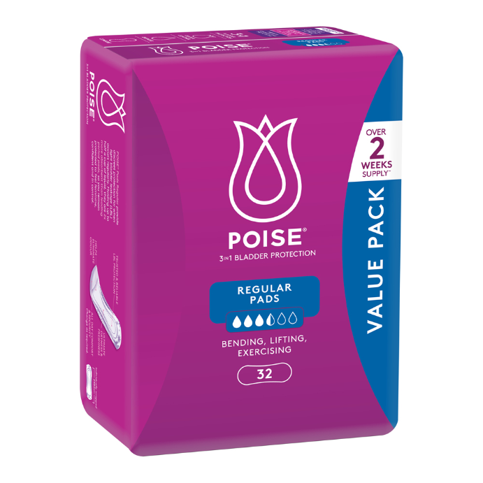 Poise Regular Pad 32pk