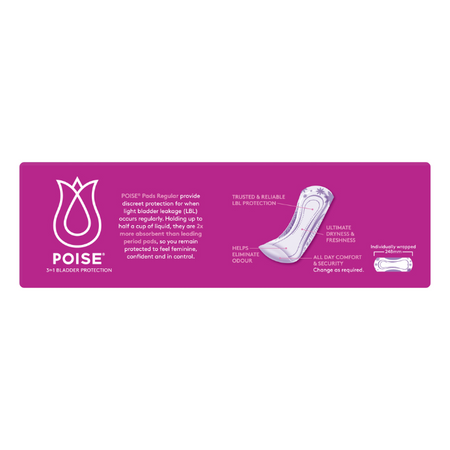 Poise Regular Pad 32pk