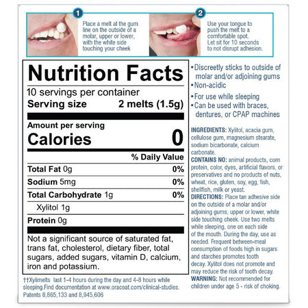 Xylimelts Slightly Sweet mint Free 40 Pack