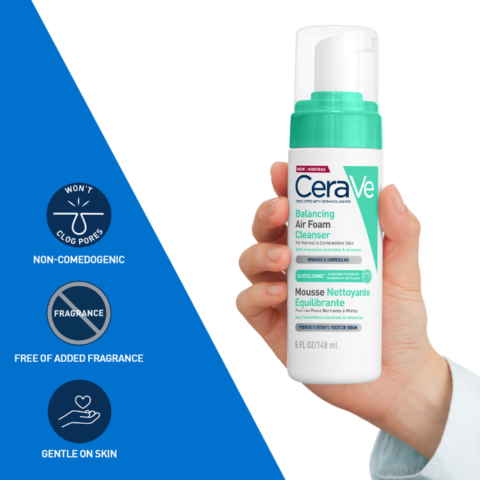 CeraVe Balancing Air Foam Cleanser 148mL