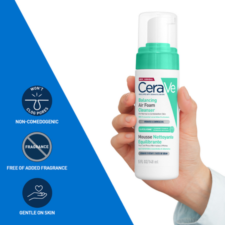 CeraVe Balancing Air Foam Cleanser 148mL