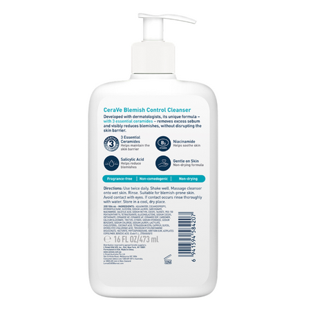 CeraVe Blemish Control Cleanser 473mL