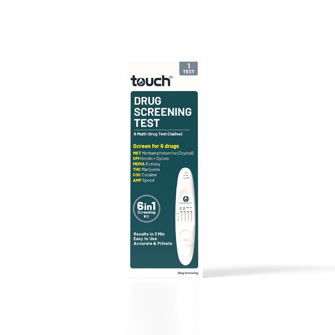 Touchbio 6 Multi-drug Test saliva Pen - 1 Test