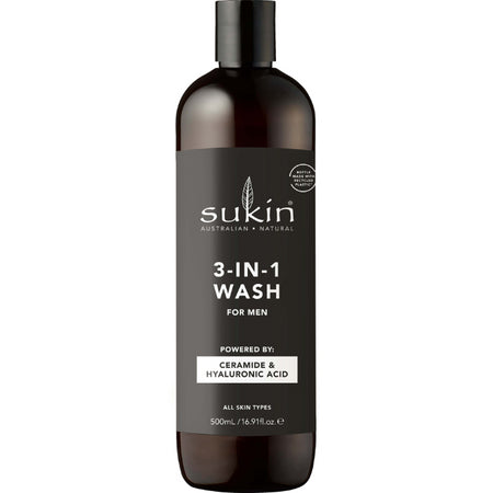 Sukin Men's 3-in-1 Wash 500mL