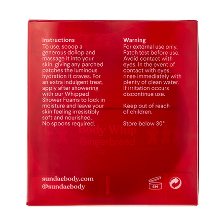 Sundae Gingerbread Body Whip 220mL