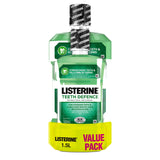 Listerine Teeth Defence Mouthwash 1 Litre + 500ml Value Pack