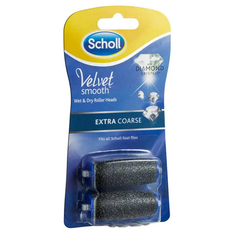 Scholl Velvet Smooth Extra Coarse Refill – 2 Pack