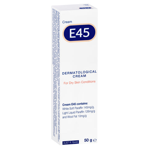 E45 Moisturising Cream for Dry Skin and Eczema 50g