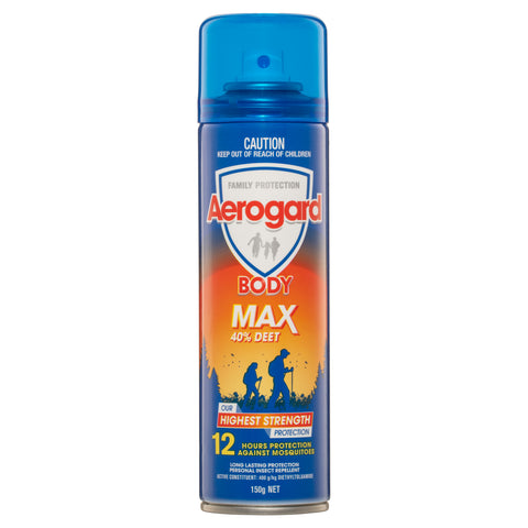 Aerogard Heavy Duty 40% Deet 150g Aerosol