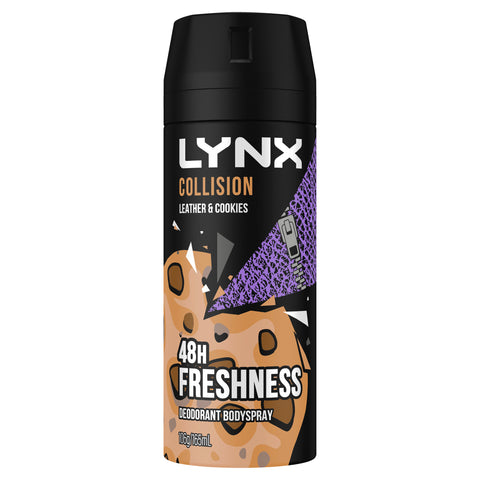 Lynx Deodorant Collision Leather + Cookies 165ml