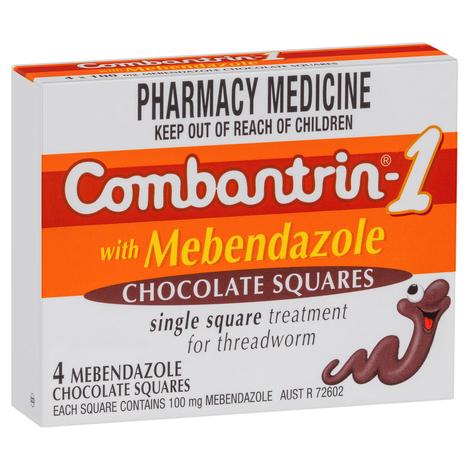 Combantrin-1 Chocolate 4 Squares