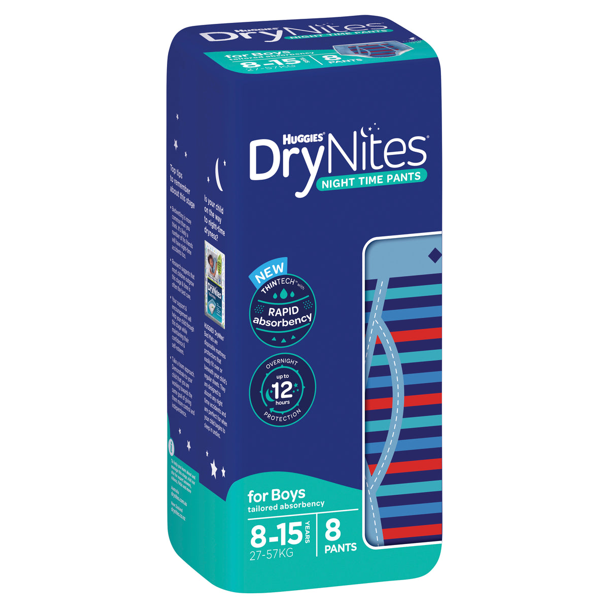 Huggies DryNites Boy 8+ Years 9 Pack