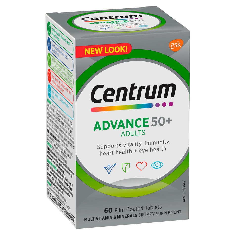 Centrum Advance 50+ for Adults Tablets 60