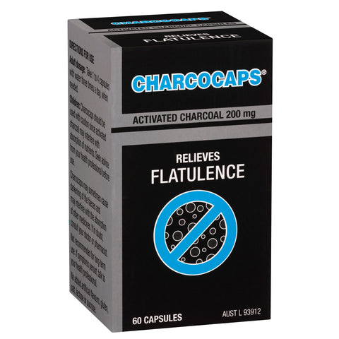 Charcocaps 200mg 60 Capsules