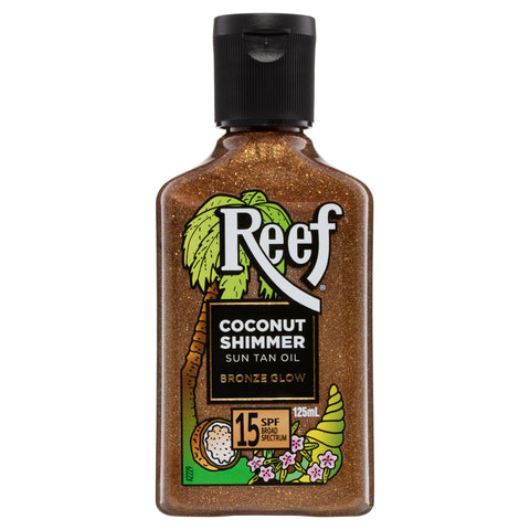 Reef Coconut Shimmer Oil Bronze Glow SPF15 125ml
