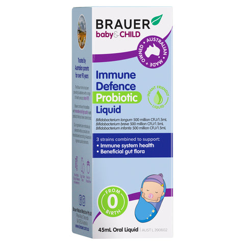 Brauer Immune Defence Probiotic Liquid For Infants 45ml